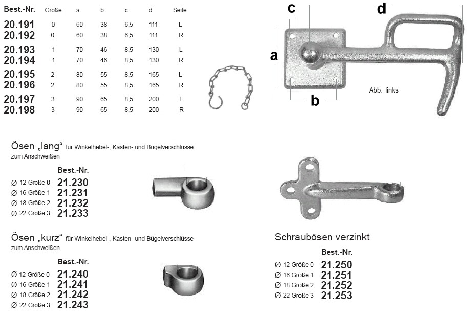 Bügelverschluss