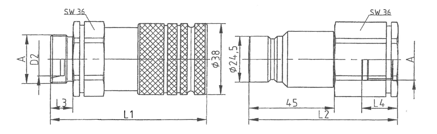 Muffe / FF-Dose SW 36