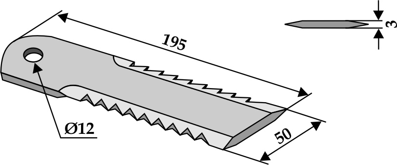 RASSPE Gegenmesser