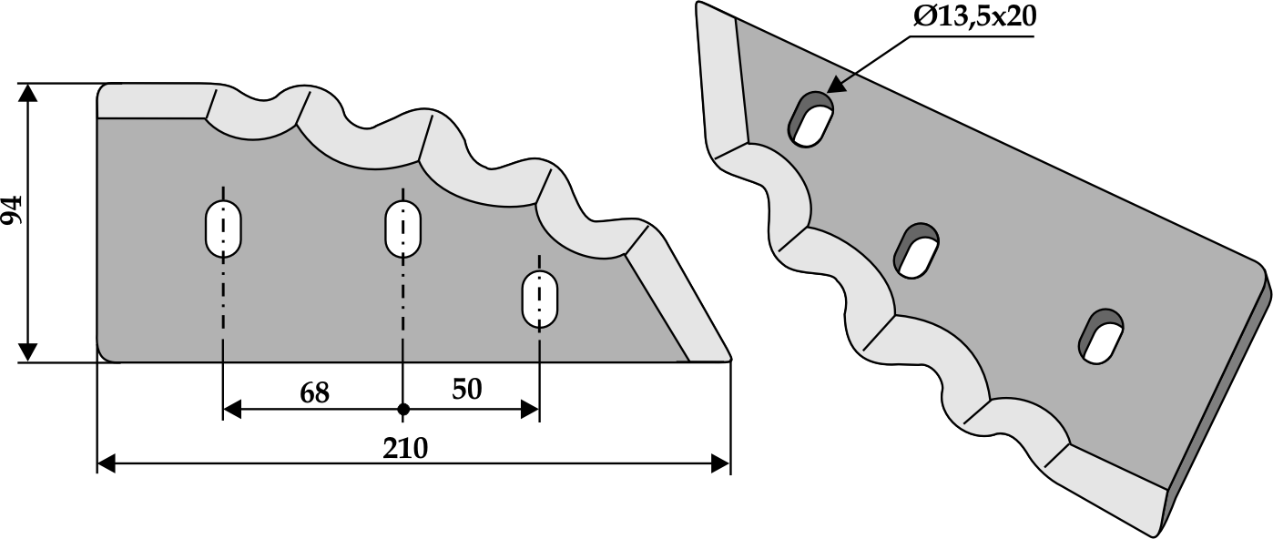 INDUSTRIEHOF Futtermischwagenmesser