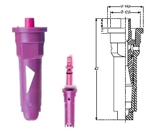 LECHLER Airinjektorenddüse SW 10