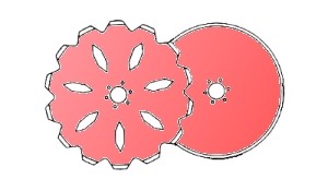 KVERNELAND Sechscheibe
