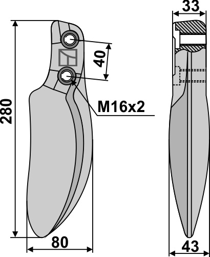 INDUSTRIEHOF Mulchzinken