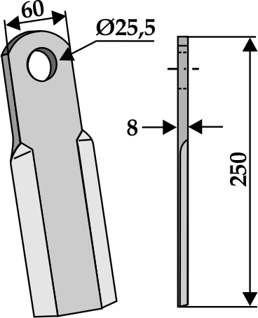 INDUSTRIEHOF Strohhäckslermesser