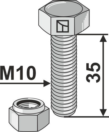 Fräsmesserschraube