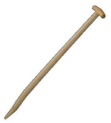 Krückenspatenstiel